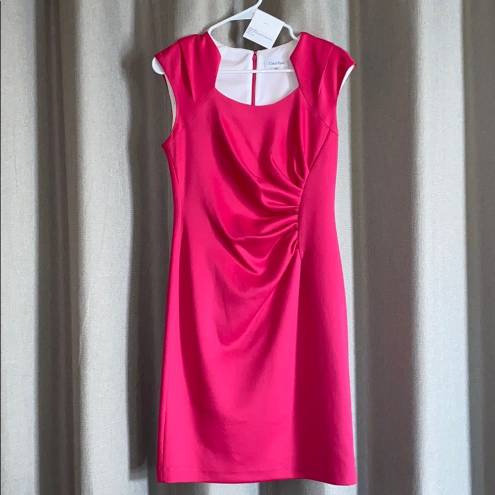 Pink Calvin Klein Cocktail Dress